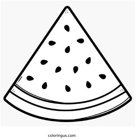 Watermellon Coloring Page