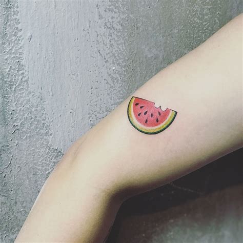 Flower Tattoos Men floralwristtattooguys Watermelon