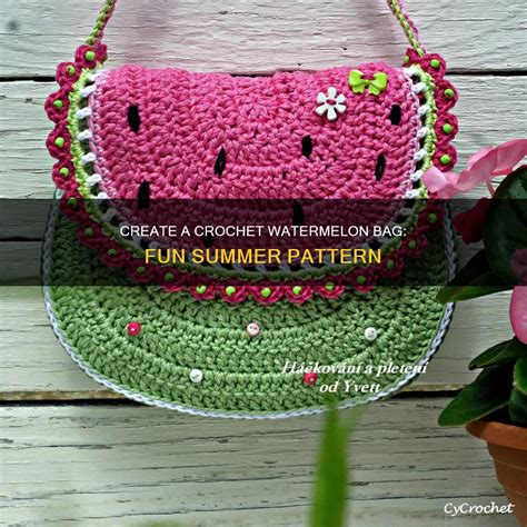 Watermelon Crochet Bag