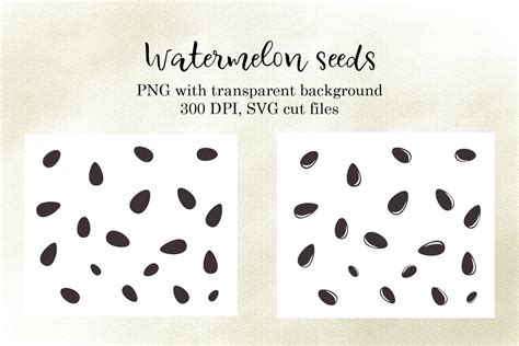 Unleash Your Creativity with Free Watermelon Seed SVG - Get Crafty with Our Delightful Design!
