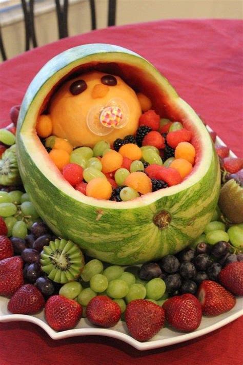 Watermelons Baby Shower Fruit Table