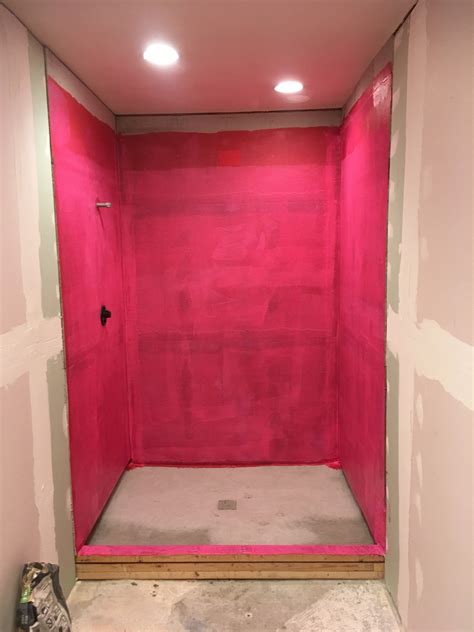Waterproofing Membrane Shower & HOW TO Waterproof 60 Tub Surround Walls Before Shower Tile