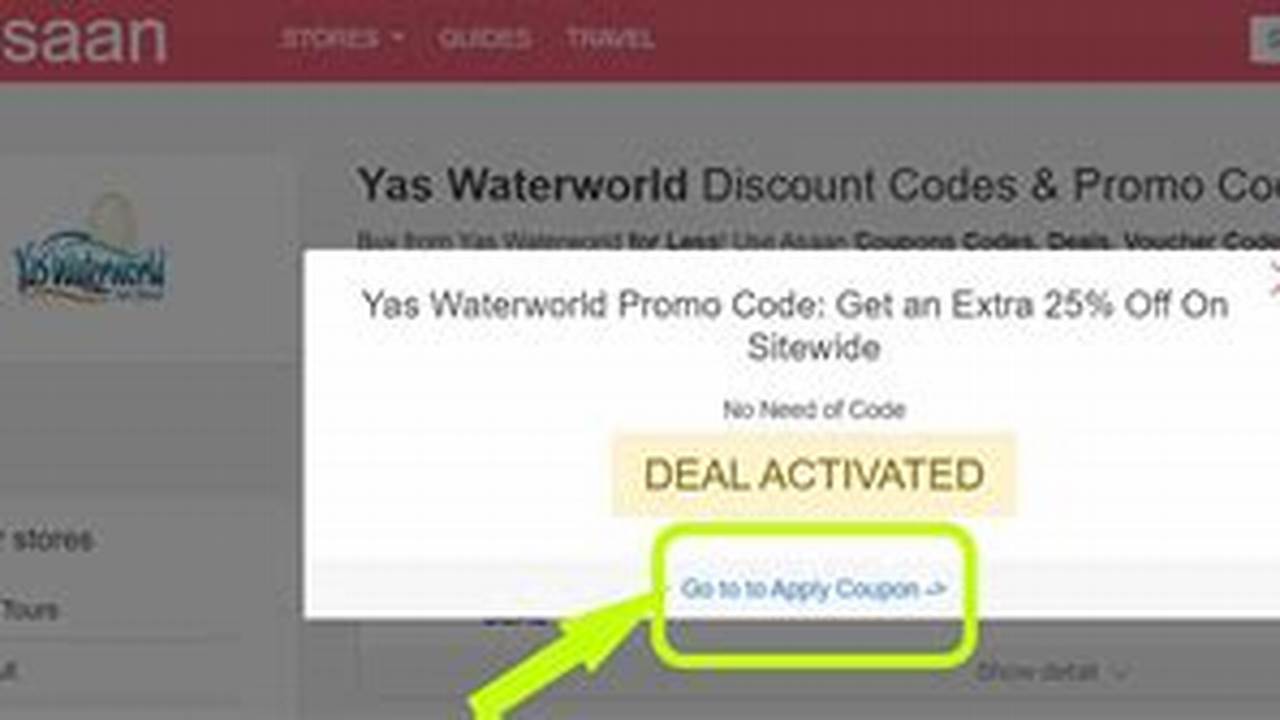 Waterworld Promo Code 2025