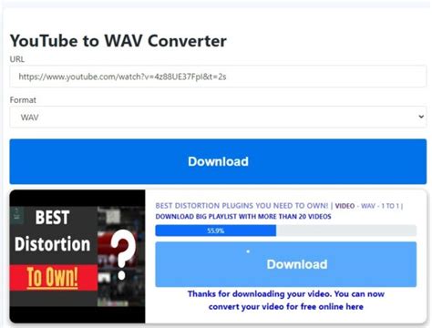 Wav Youtube Converter