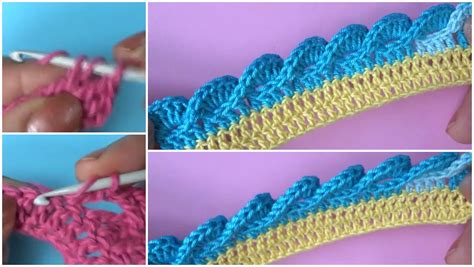 Wave Crochet Edging