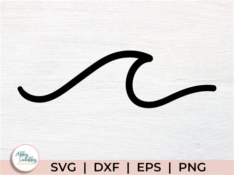 Ride the Waves of Creativity with Stunning Wave Outline SVG Designs