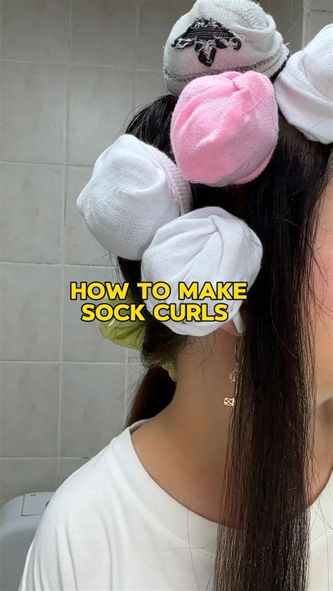 Wavy Hair With Socks