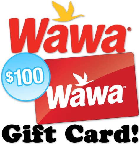 Wawa Printable Gift Card