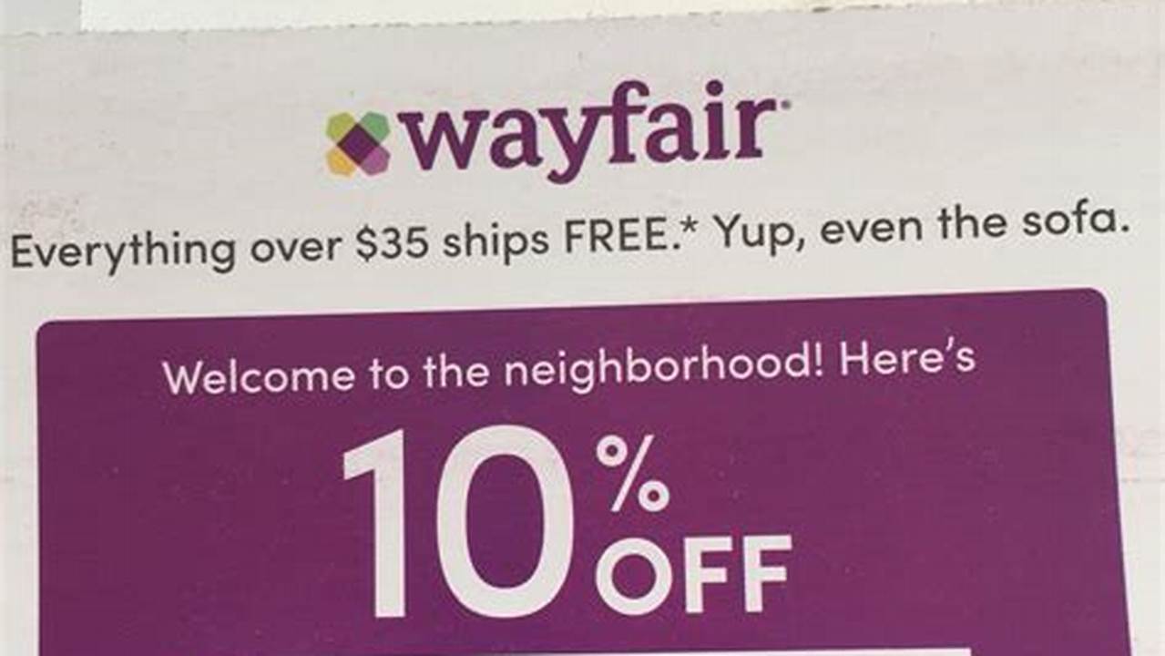 Wayfair Coupon Code February 2024 Promo Code