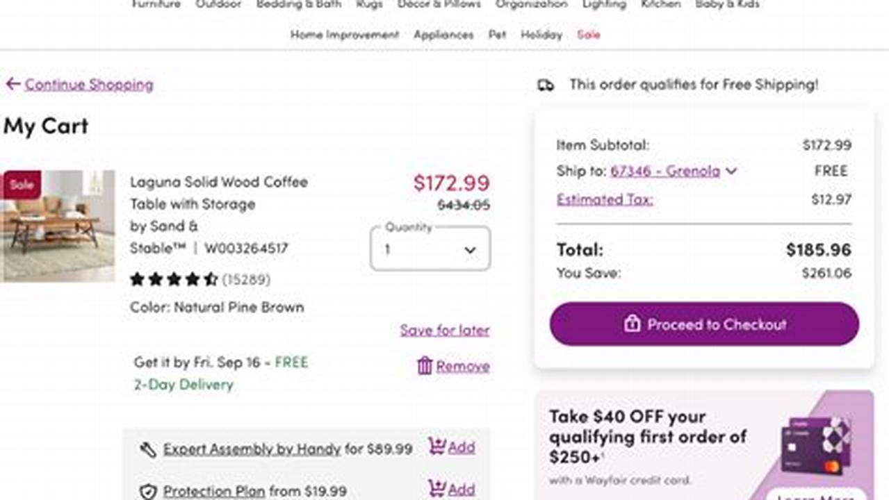 Wayfair Cyber Monday Promo Code 2024 Promo Code