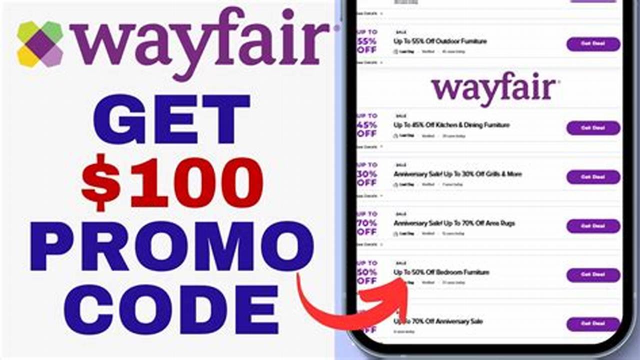 Wayfair Promo Code 2024 July Month