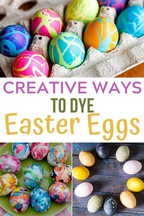 Ways To Color Easter Eggs