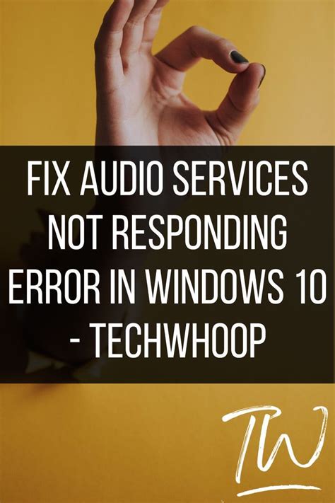 Ways to Solve Audio Services Not Responding Problem