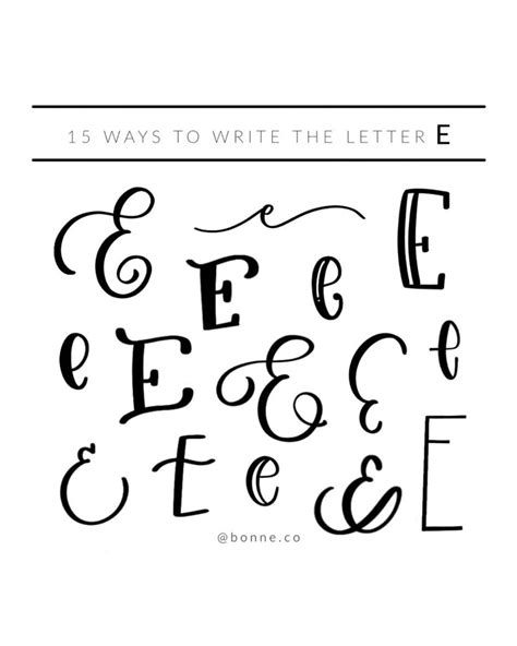 Unconventional Ways To Write E For Creative Impact