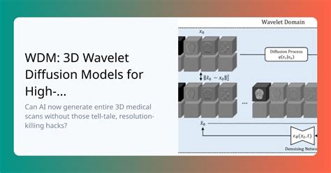 Wdm: 3d Wavelet Diffusion Models For High-Resolution Medical Image Synthesis