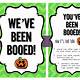 We've Been Booed Free Printable