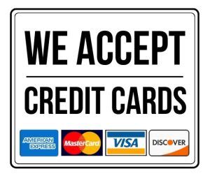 We Accept Credit Cards Sign Printable