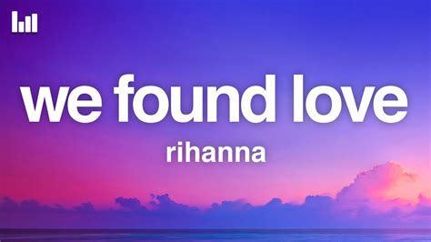 We Found Love Traduction