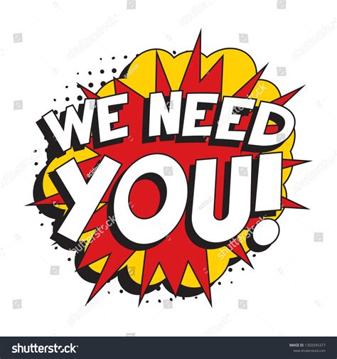 We Need You Image