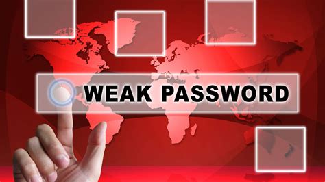 Weak passwords