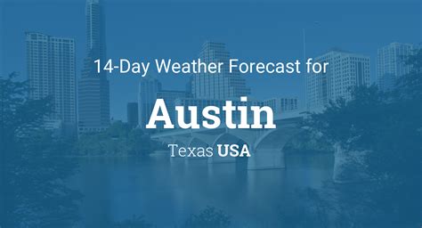 Get Accurate and Timely Weather Forecast in Austin, TX
