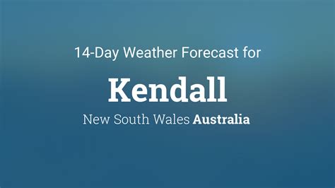 Get Ready for a Stunning Day Ahead: Kendall's Weather Forecast for Tomorrow is Out!