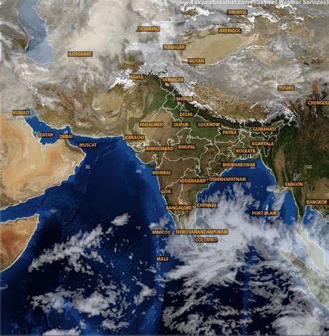 INSAT Weather Latest Satellite Images And Maps Of India