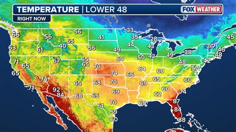 Us Weather Map Temperature Highs