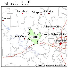 Weatherford Zip Code Map