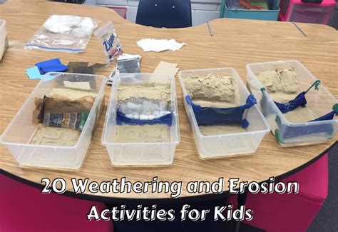 Weathering and erosion activity