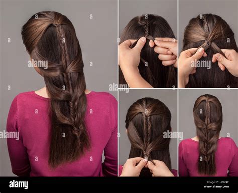 Weaving the Fishtail Braid