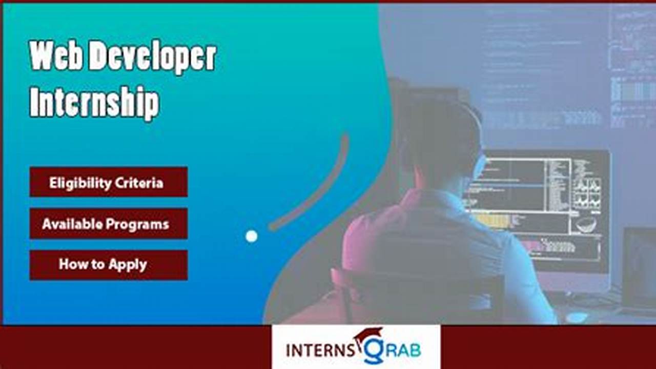 Web Developer Internship Summer 2025
