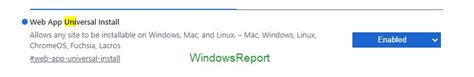 Web App Universal Install