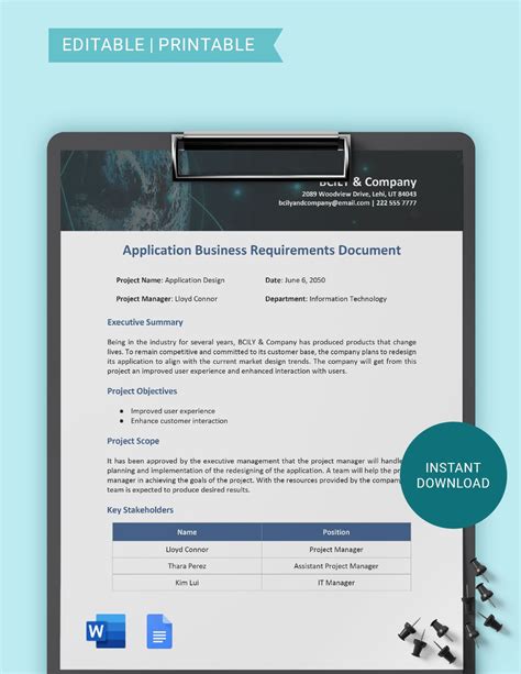 Software Requirements Document Template Interesting Requirements