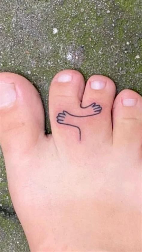 Webbed Toe Tattoo