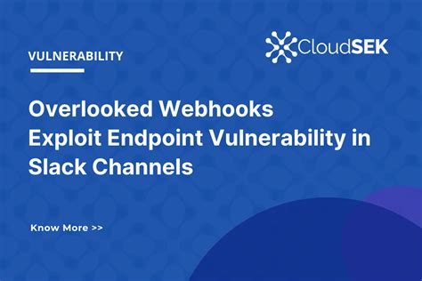 Webhooks vulnerability