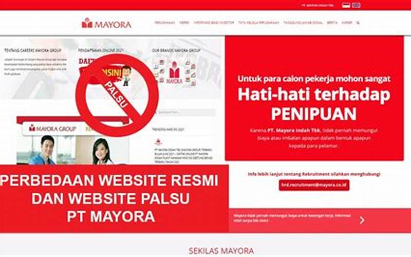 Website Resmi Mayora