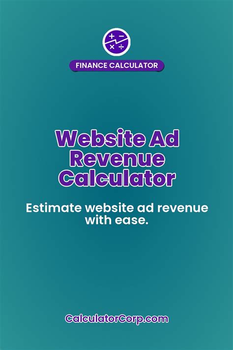Maximize Your Profits with Our Website Revenue Calculator: Calculate Your Earnings the Smart Way!
