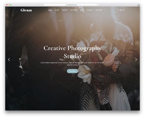 Website Template Photography