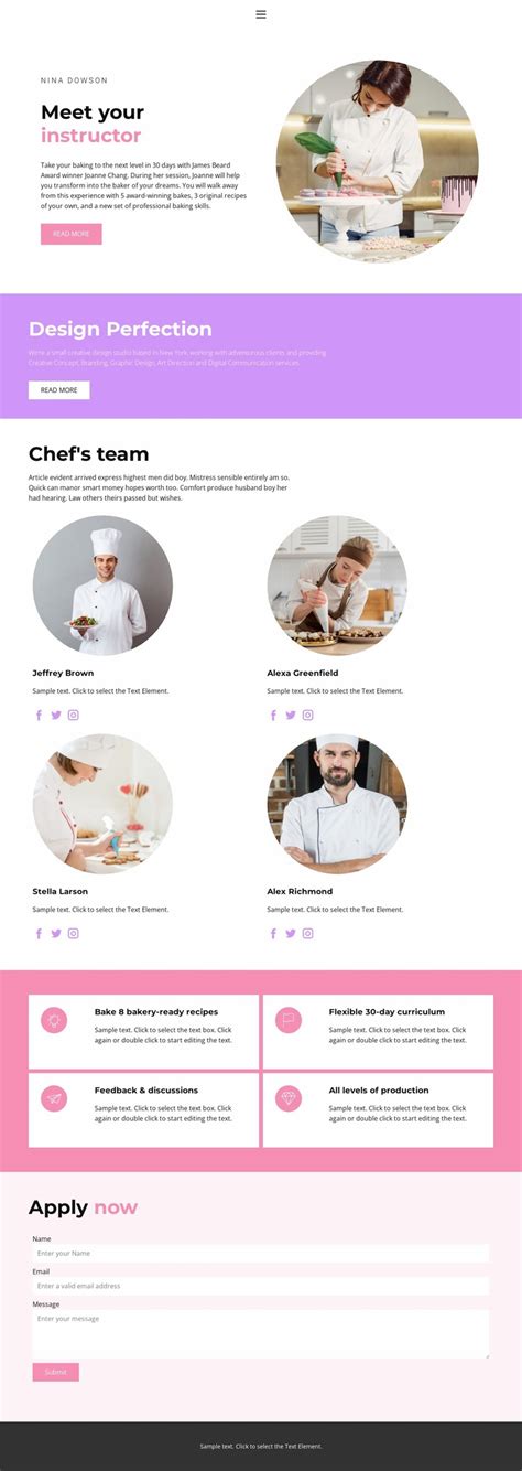 Website builder decides