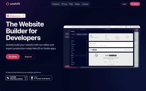 Website builder for developers