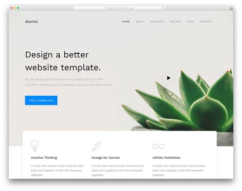 Websites Focused on Simple Templates