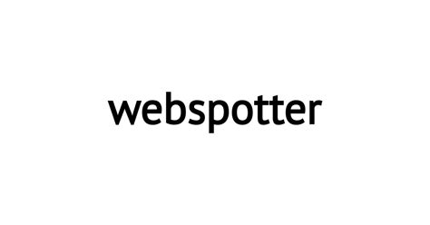 Webspotter