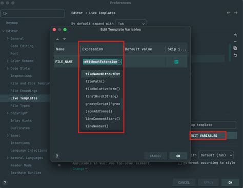 Webstorm Templates