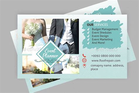 Wedding Business Card Template
