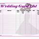 Wedding Guest List Template Printable