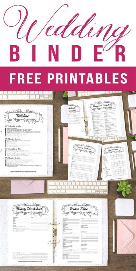 Wedding Planning Binder Printables Free