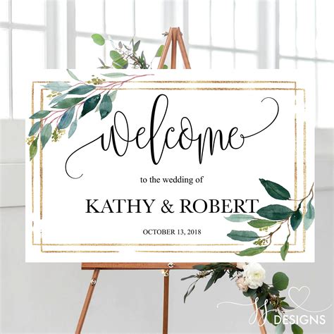 Wedding Welcome Sign Printable