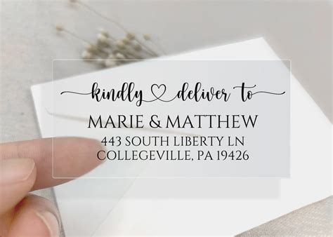 Make Your Guests Feel Extra Special on Your Big Day with Beautiful Wedding Address Labels