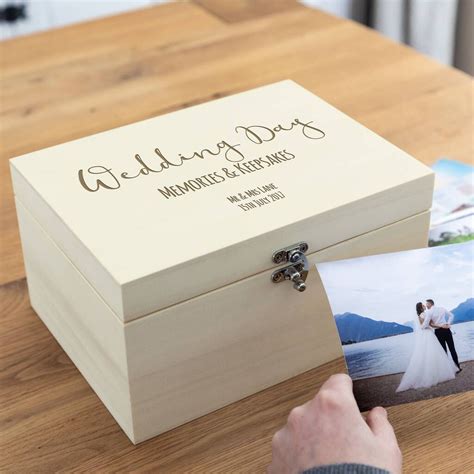 Forever Cherish Your Special Day with Our Exquisite Wedding Box for Precious Keepsakes